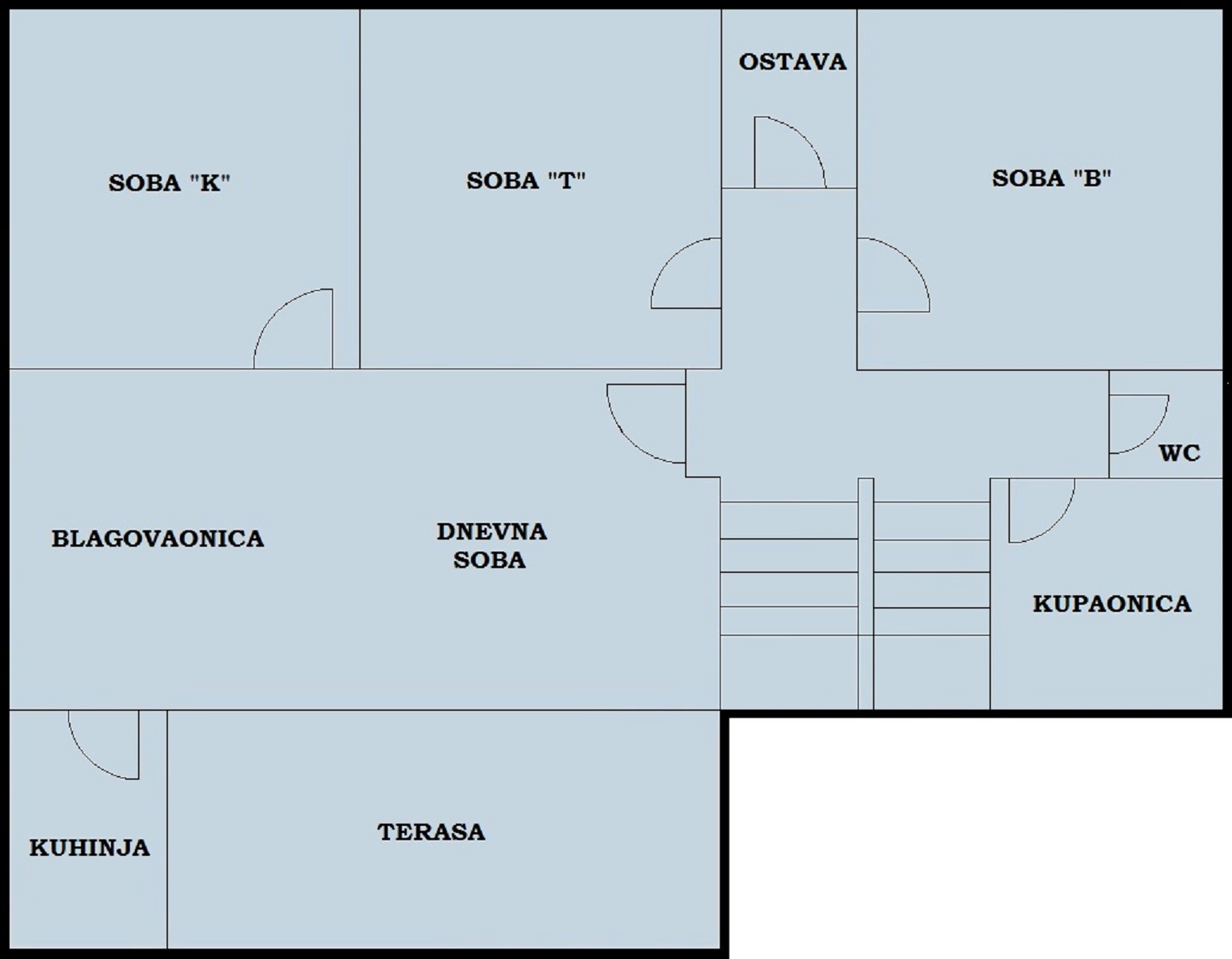 Tlocrt apartmana